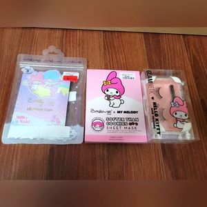 Sanrio skincare and makeup set